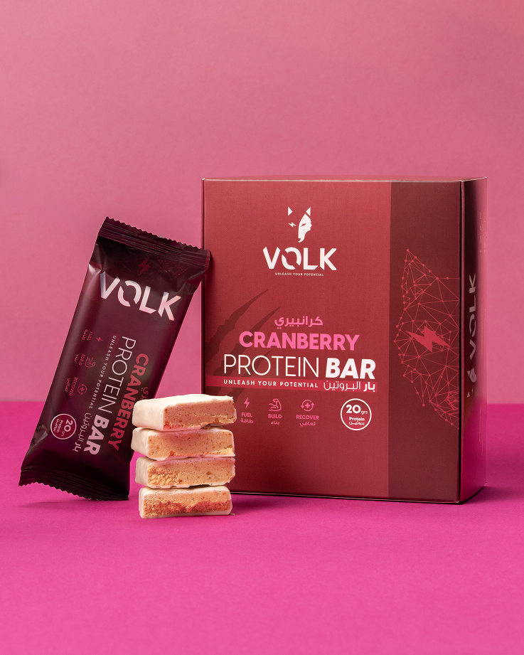 VOLK CRANBERRY PROTEIN BAR - Unleash Your Potential