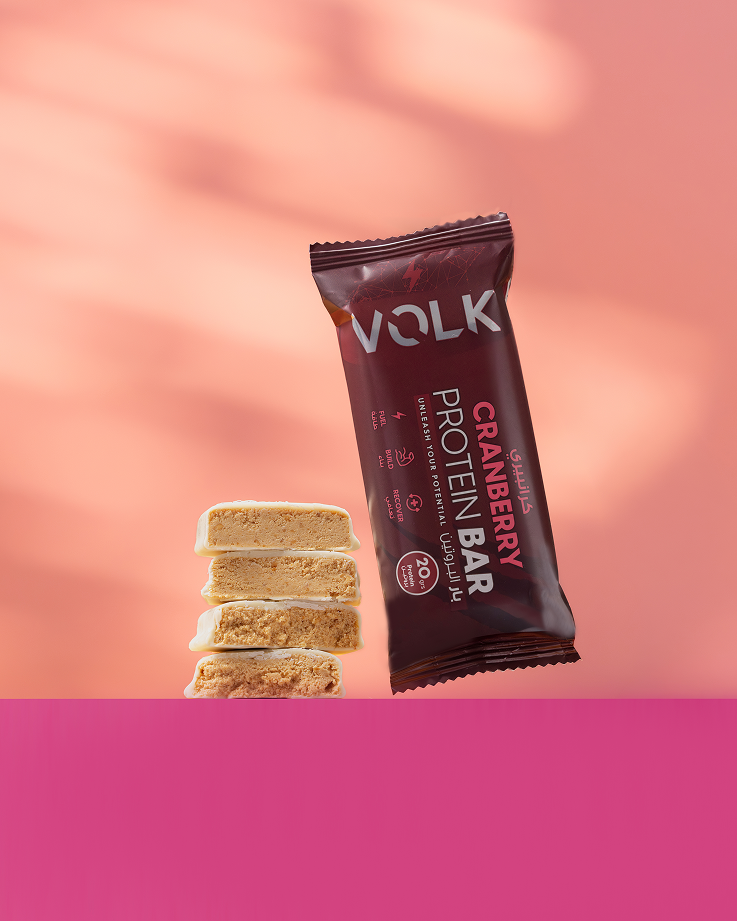 VOLK CRANBERRY PROTEIN BAR - Unleash Your Potential